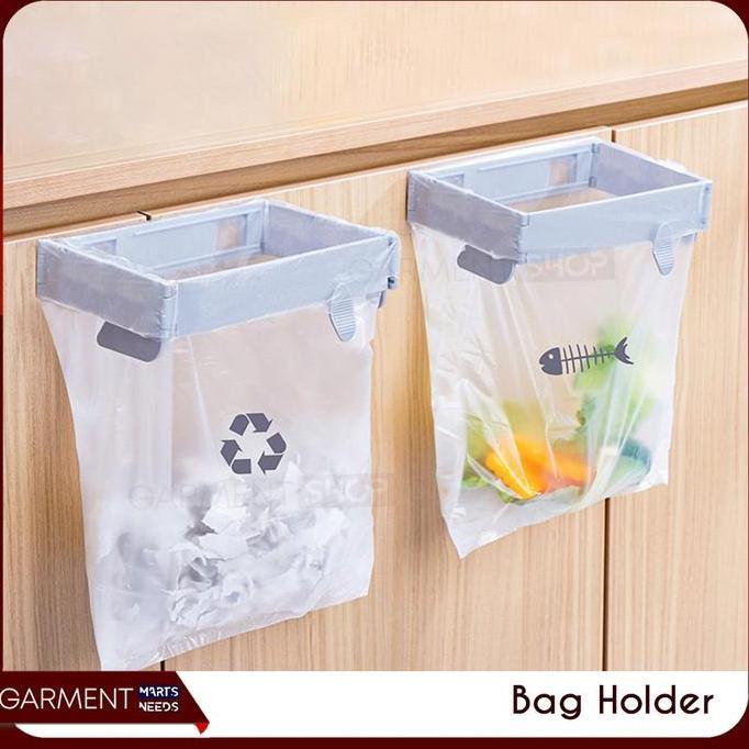 FALFEZ Penjepit Kantong Plastik Sampah Dapur Kamar Mandi Pembuangan Praktis Tempel Laci Dinding Serb