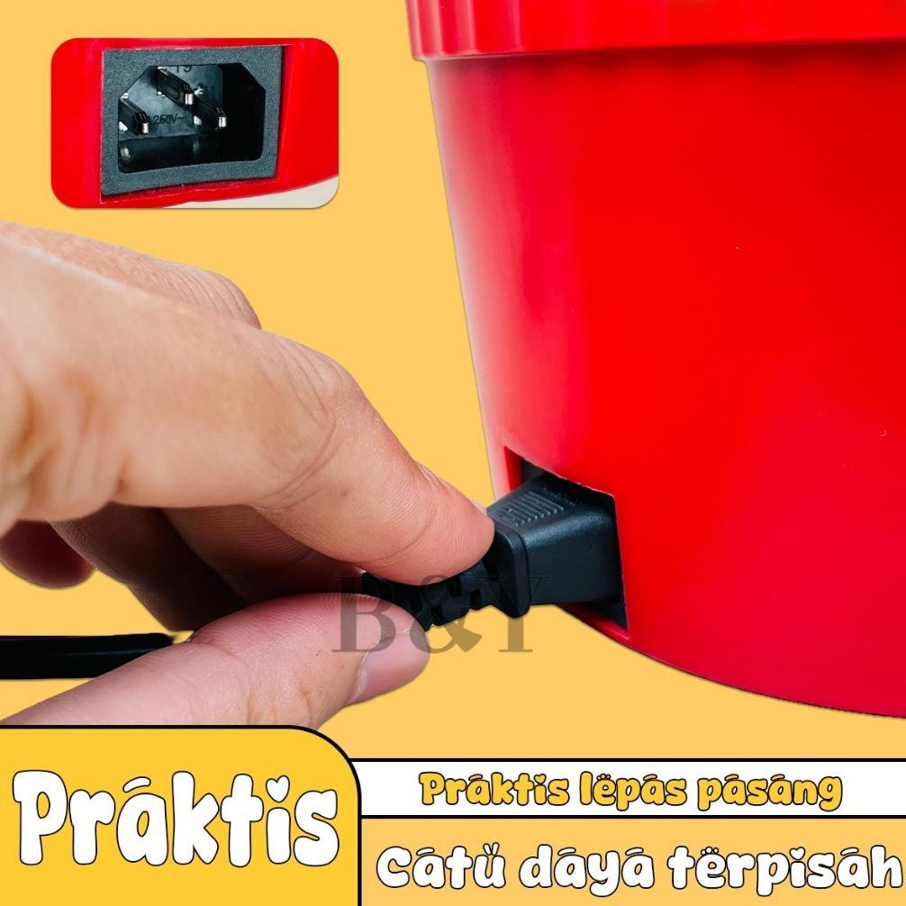 Sale Alat Masak Mini / Panci Listrik Mini Teflon / Panci Listrik 0,8L / Panci Masak Listrik Mini