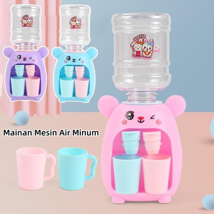 SYLVETI Mainan Anak Dispenser Mini/Dispenser Mini Anak Air Minum/Mainan Mesin Lucu Air Minum/Anak Ai