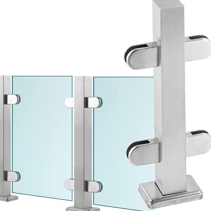 AQZEVUN Tiang Railing Kaca Railing Tangga Stainless 304