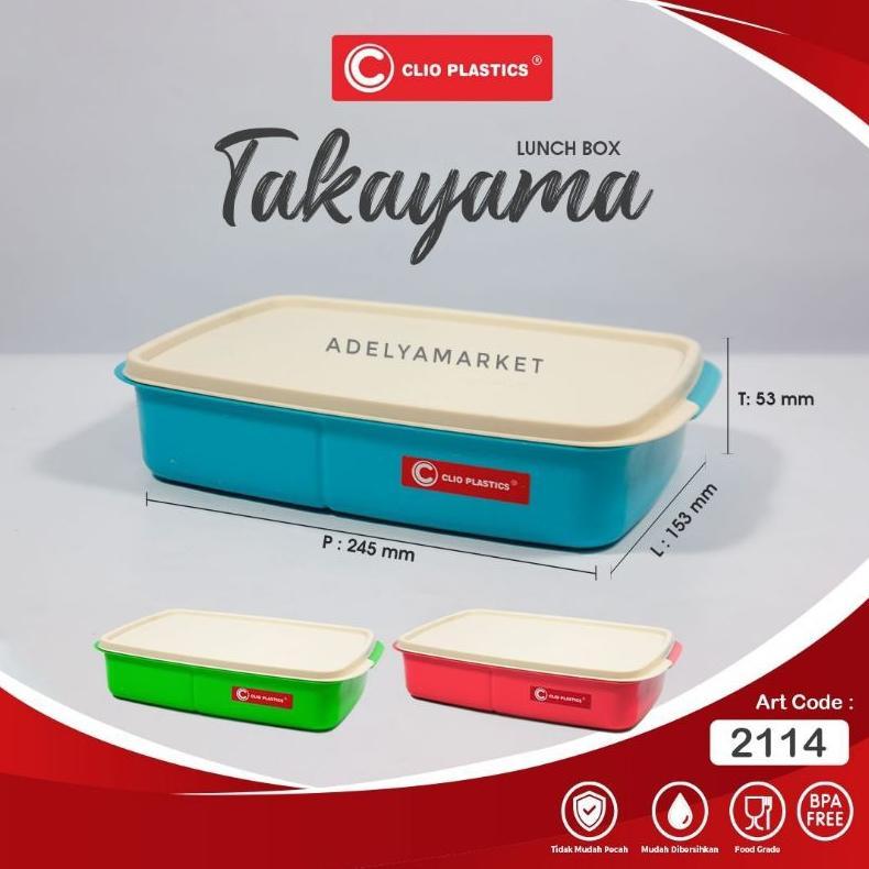 Terbaru Takayama Lunch Box Clio / Kotak Makan