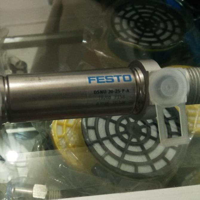 Cylinder Pneumatic Festo Type Dsnu-20-25-P-A (Boring 20Mm Stroke 25Mm)
