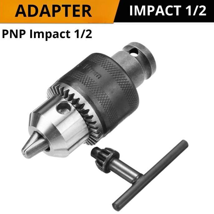 Adapter Impact Wrench Drill Chuck 13 mm Kepala Chuck Untuk Bor Listrik Impact Wrench
