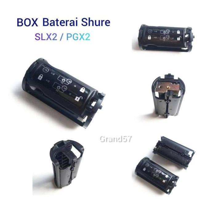 Desfya11 - Case Box Kotak Tempat Casing Baterai Mic Mikrofon Shure Slx2 Pgx2