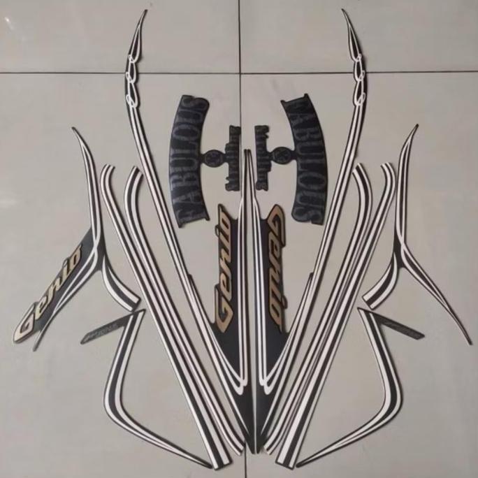 Sticker Striping Lis Motor Honda Genio Fabulous Cbs Iss 2020