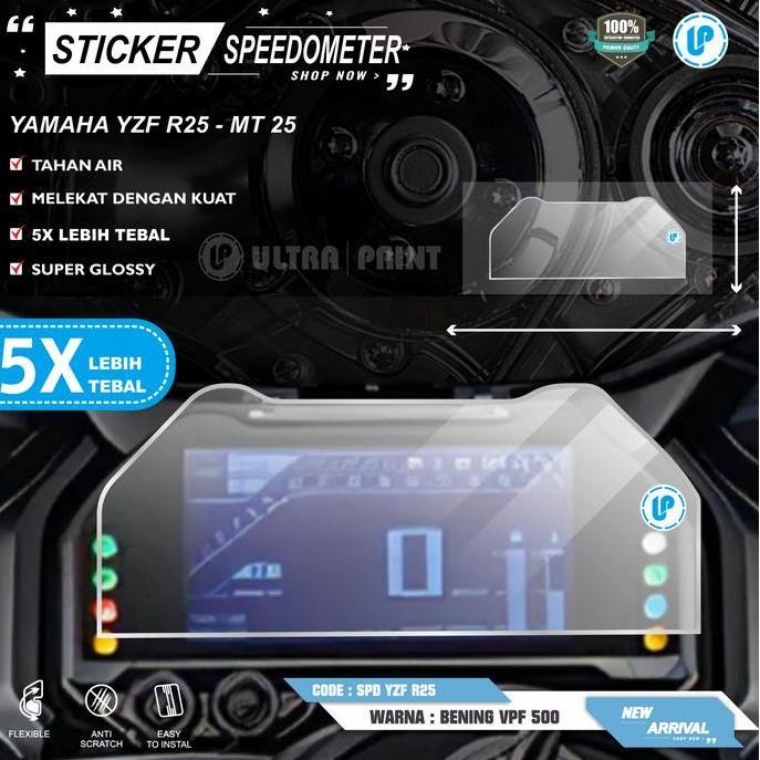 STICKER ANTIGORES SPEEDOMETER YAMAHA YZR 25 /MT 25