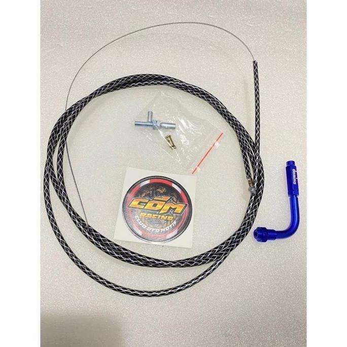 Kabel Gas Motor Universal Kabel Gas Motor Domino serat Panjang 220cm Plus L gas Warna / Tali Selang 