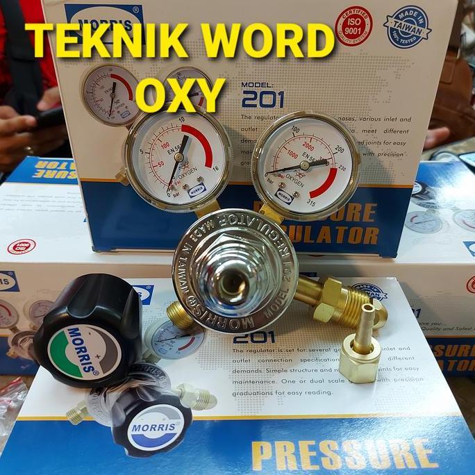 REGULATOR MORRIS OXYGEN REGULATOR GAS OXYGEN MORRIS MORIS 201