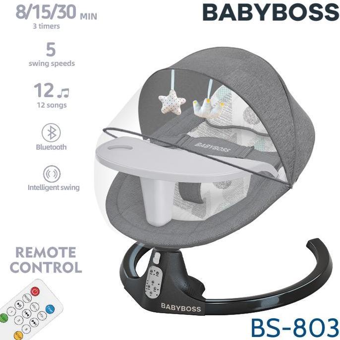 TEXASNDIOK - BABYBOSS BS-803 AYUNAN BAYI AUTOMATIC BABY SWINGER CHAIR / SWING BED