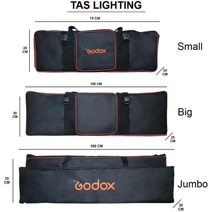 - Lighting Studio Bag / Tas Lighting Big / Tas Paket Studio (Besar)