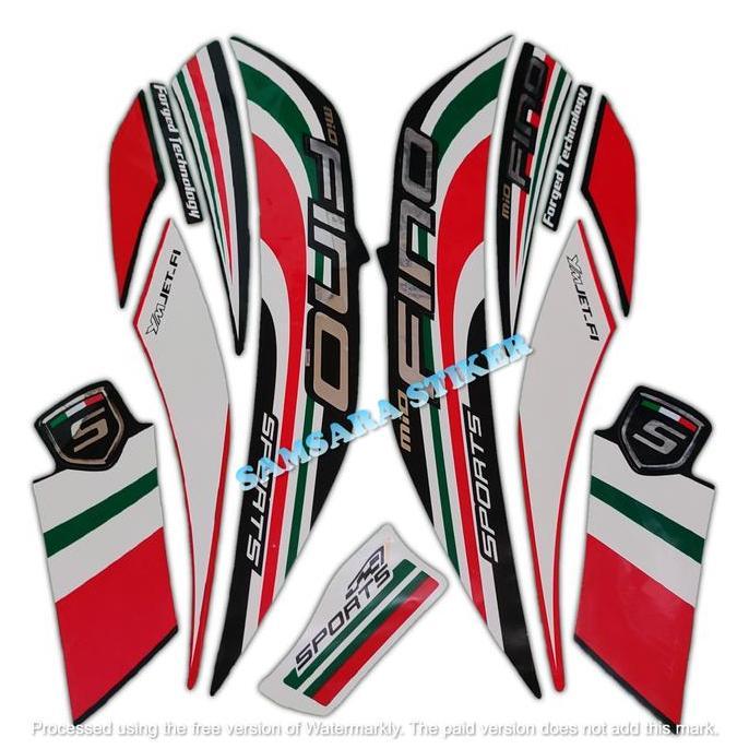 STICKER STRIPING MOTOR FINO SPORTS 2015 2016 STANDAR 1SET Motorcycle