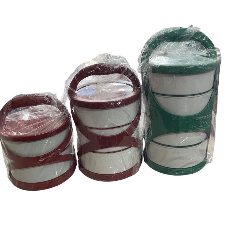 BESTPROMO rantang plastik GM/rantang tingkat/ rantang plastik belah durian/ tempat makanan makan/ ra