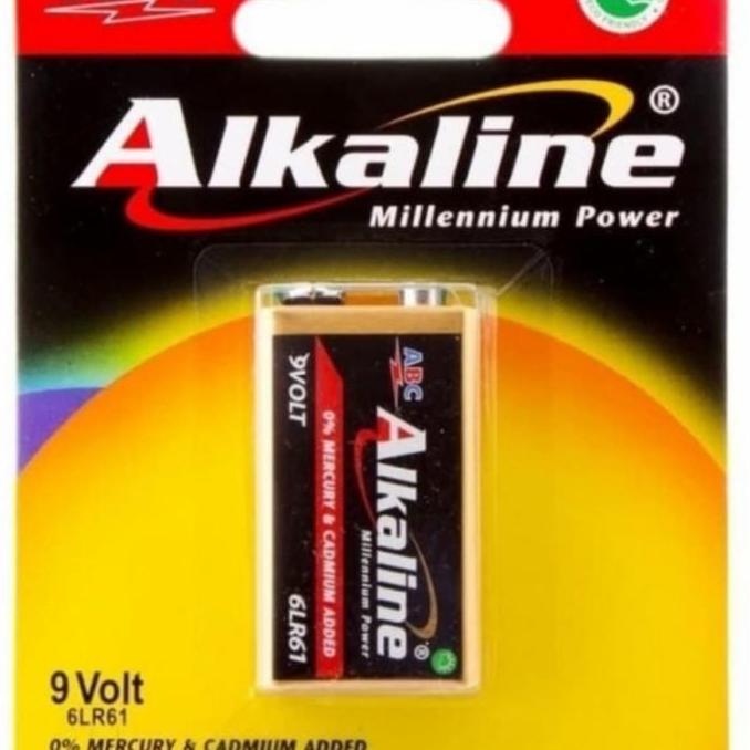 Daya- Baterai Alkaline 9Volt (Baterai Kotak Alkaline 9 Volt)