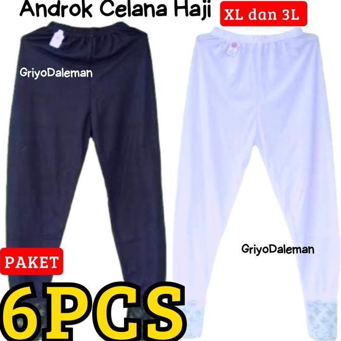 ISI 6PCS DALEMAN CELANA LEGGING KULOT / Celana dalanan Gamis / androk haji - Celana haji