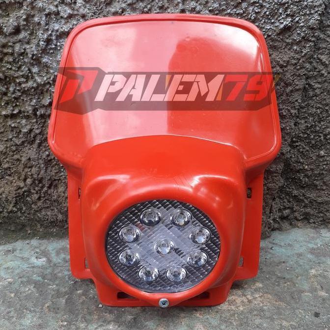 Headlamp Trail Klasik Elba Batok Lampu Depan LED Vintage Jadul TS