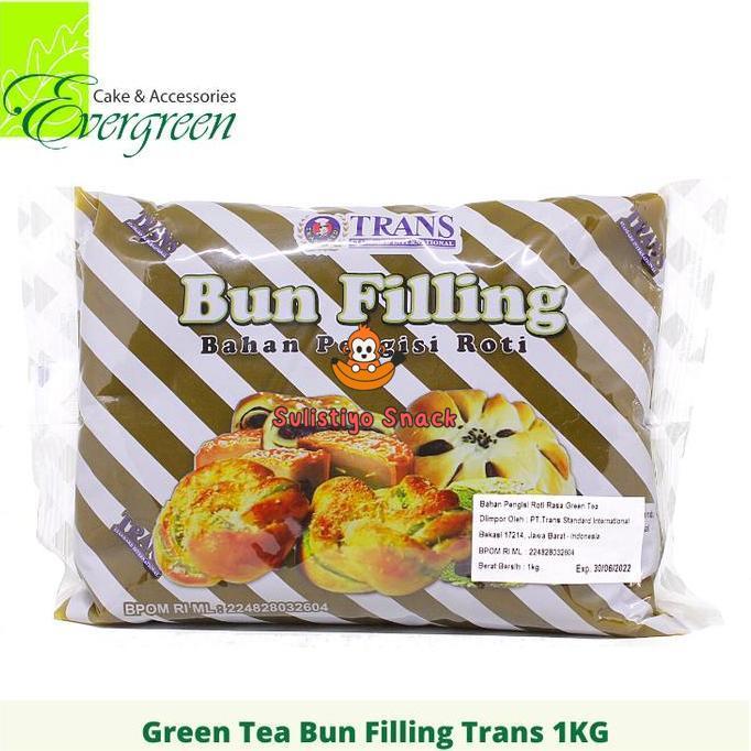 sehat green tea bun filling trans 1 kg