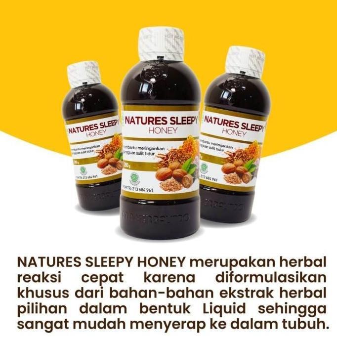 Deep Sleep Honey Madu Herbal Atasi Insomnia / Gangguan Susah Tidur
