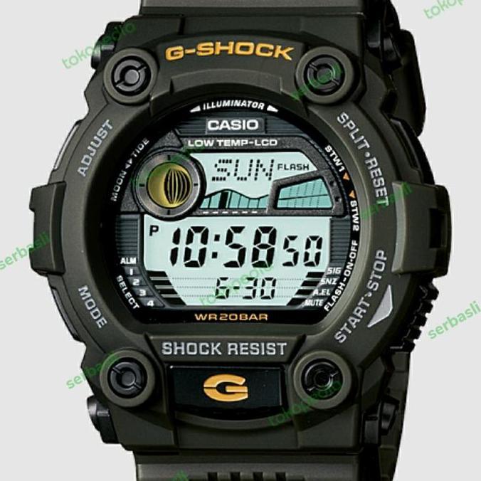 Ready JAM CASIO GSHOCK G7900 / G-7900-3DR DIGITAL ORIGINAL BERGARANSI