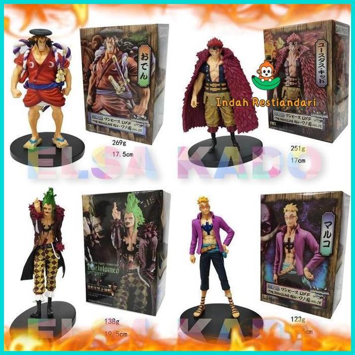 Dxf One Piece Kozuki Oden Action Figure Marco Bartolomeo Eustass Kid