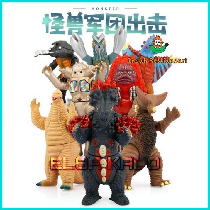 Mainan Monster Ultraman Antlar Verokron King Joe Pigmon