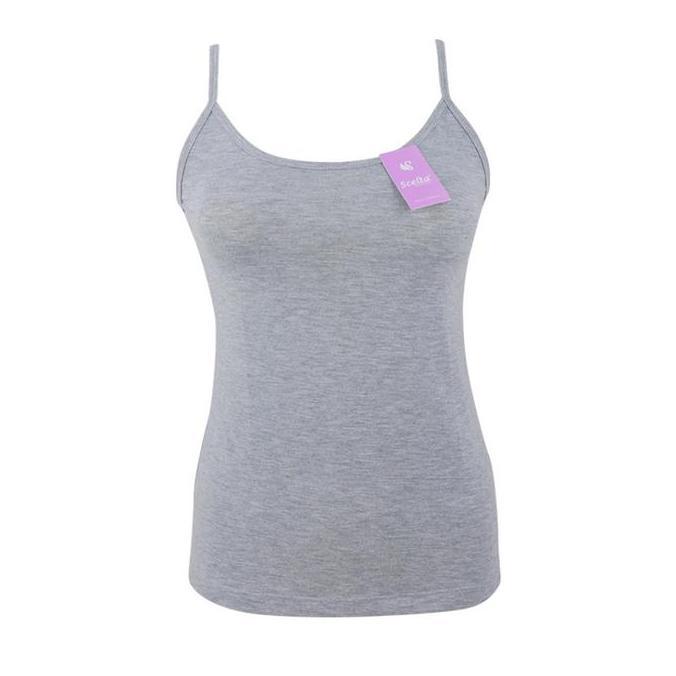Tank Top Wanita Polos Tali Kecil - Grosir dan Eceran - Crop, Samping