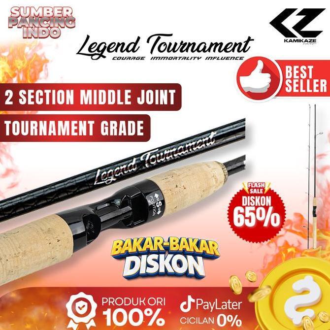 KAMIKAZE JORAN SPINNING LEGEND TOURNAMENT LTS602M 180CM X50 CARBON FUJI SIC RING AIRFECT REEL SEAT 2
