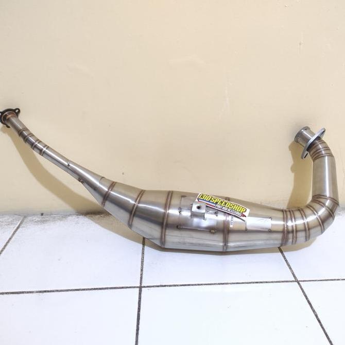 PERUT LEHERAN KNALPOT T SPEED NINJA R TYPE NON COBRA STAINLIESS