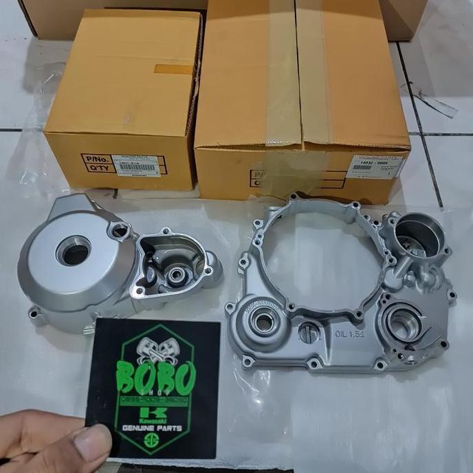 cover blok bak magnet kopling set kiri kanan klx250 KLX 250 orinal