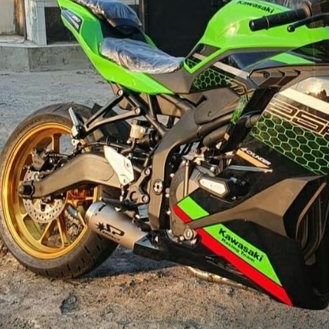 Knalpot Spark Fullsystem Underbelly Titanium Ninja ZX25R ZX-25R