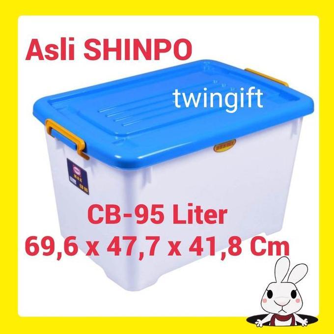 Kontainer Box Serbaguna 95 Liter, Shinpo, CB-95, max.(GOJEK).
