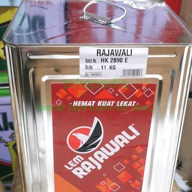 amoeemir- Lem kuning serbaguna rajawali 11kg kemasan blek Diskon