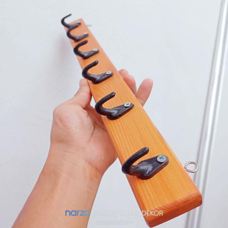 Hanger Baju Capstok Kayu Jatibelanda 40/45cm