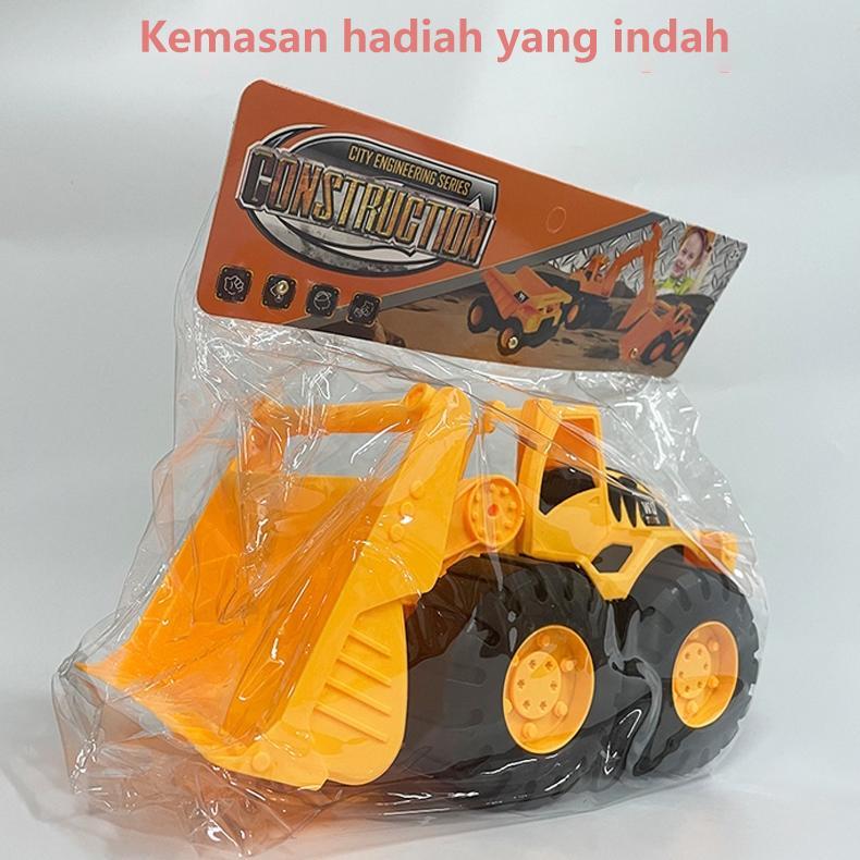 Terbaru Funtoy Besar Truk Mainan Teknik  Dump Truck  Truk Mainan Bulldozer Excavator Traktor Mobil M