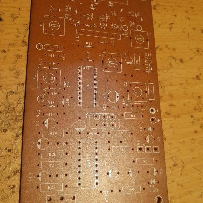 PCB FM TUNER RADIO FM - UNTUK PRAKTEK SKOLAH BBM27