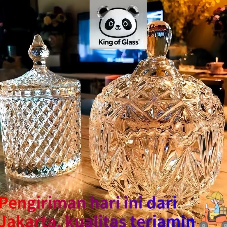 BESTPROMO TOPLES KACA KRISTAL SET MEWAH KRISTAL BESAR TOPLES KACA JUMBO MEWAH KRISTAL BESAR