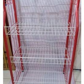 Rak Piring Master 4 Susun Besi Kokoh Minimalis