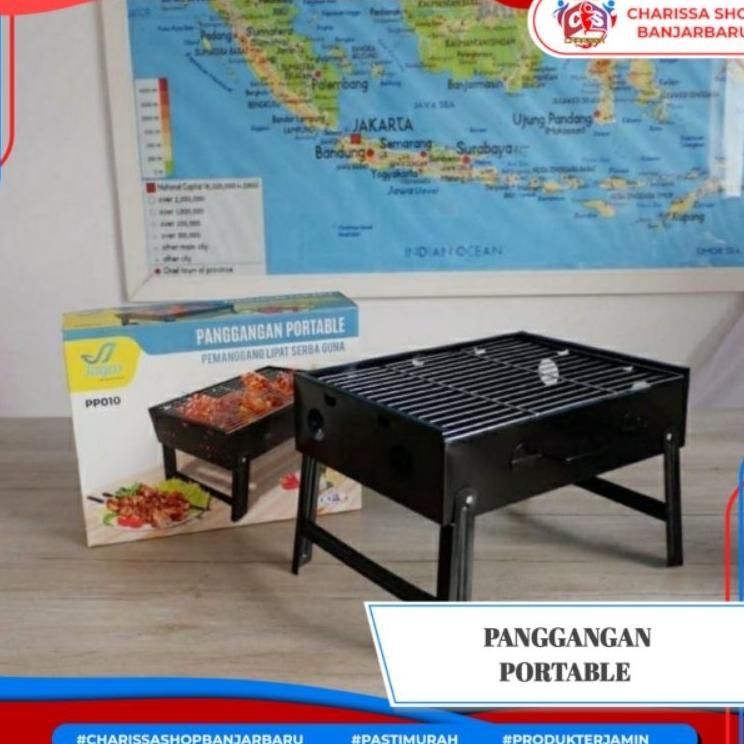 Panggangan Portable / Bakaran Arang Jago / Panggangan Portable Merk Jagoo / Panggangan Ikan Bakaran 
