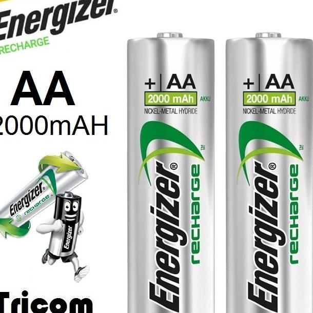 Baterai Energizer Rechargeable Aa 2000Mah 2Pcs