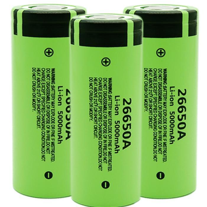 Baterai Panasonic 26650 5000Mah, Baterai Isi Ulang