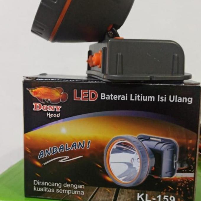 Ready Senter Kepala DONY KL-159 Andalan/Headlamp Dony 10Watt LED murah