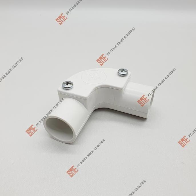 Ready Elboh Elbow L Pipa Conduit Listrik Boss 20mm murah