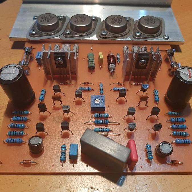 KIT POWER AMPLI NPN MJ15022 MOTOROLA JENGKOL SERIES MONO BBM27