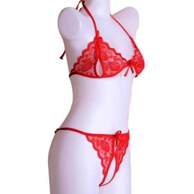 BIG PROMO SEXY LINGERIE BRA DAN G STRING SET /LINGERIA PAKAIN DALAM WANITA MURAH