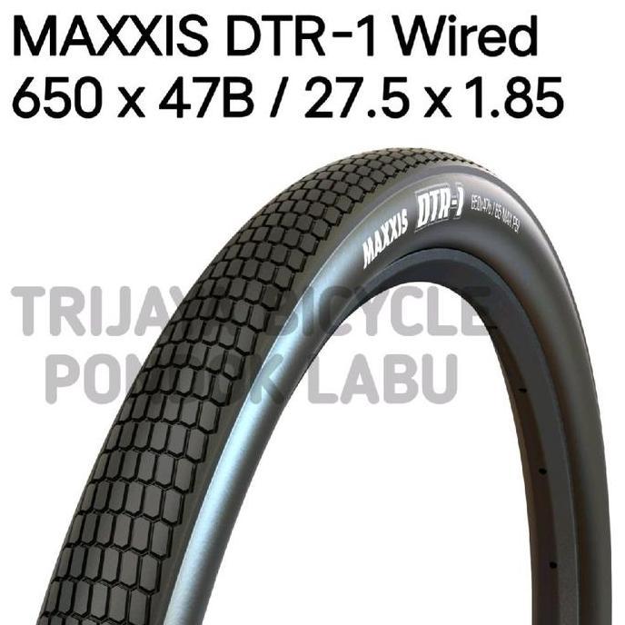 Maxxis 650 x 47B DTR-1 Atau 27.5 x 185 Wired - Ban Luar 650x47B / 27.5x1.85 Maxxis DTR-1 Ringan Satu