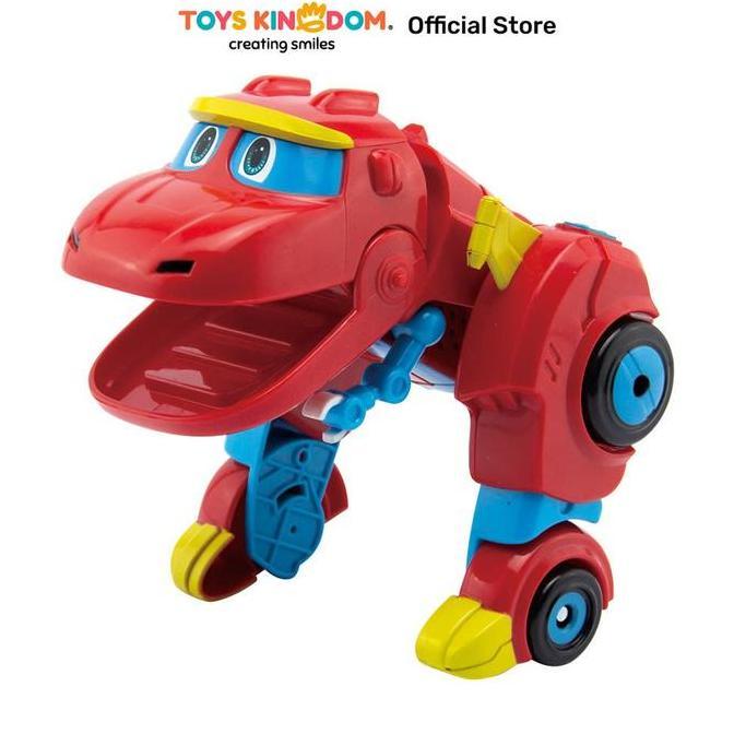 Toys Kingdom Top Gear Robot Gogo Dino Rex S3 - Merah Kids Toy Action Figur Mainan Koleksi Anak Minia