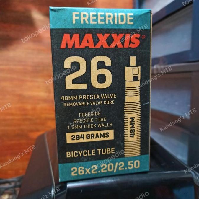 Ban Dalam 26 Maxxis Freeride 26x 2.20 - 2.50 Presta Valve Pentil Kecil