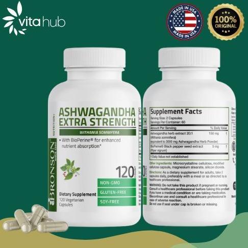 Aswaganda Extra Strength - 60/90/120Caps