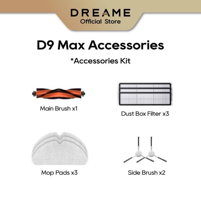 new deals dreame d9 max robot vacuum cleaner accessories