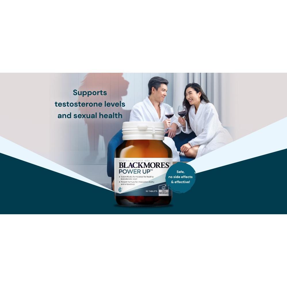 Blackmores Power Up / Testosterone Booster 30 Tablets (Exp. 6-2027)