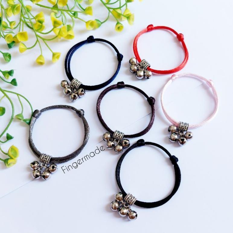 PROMO TERBARU Fingermade Gelang Kaki Anak Bayi Tali Polos Kerincing